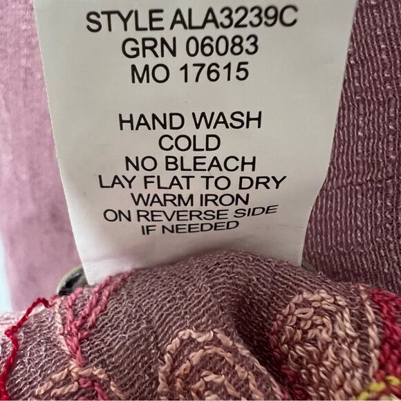 Anthropologie Fig & Flower Button down Embroidered Floral Boho Shirt Top Size S - Picture 8 of 13